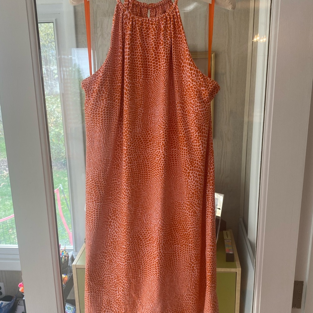 J McLaughlin casual shelf bra halter dress